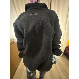 Essentials Fear Of God Black Sherpa Fleece Pullover For Men XL